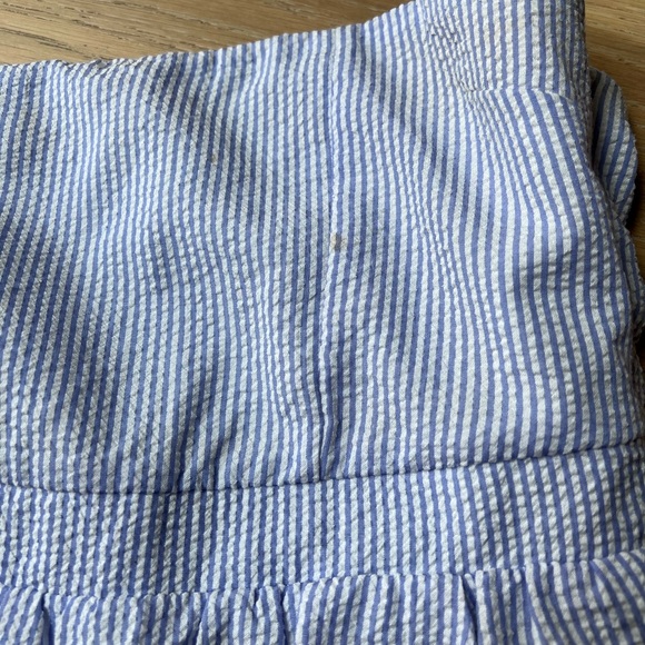 Blue Strapless Dress - Picture 3 of 5